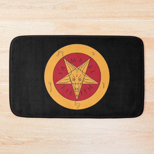 Item preview, Baphomet Seal Sigil Occult Red Gold designed and sold by BennyBearProof.