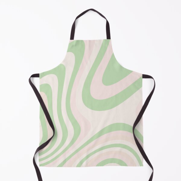 Item preview, Pastel Green, Pink and Peach Abstract Liquid Grooves designed and sold by patternsoup.
