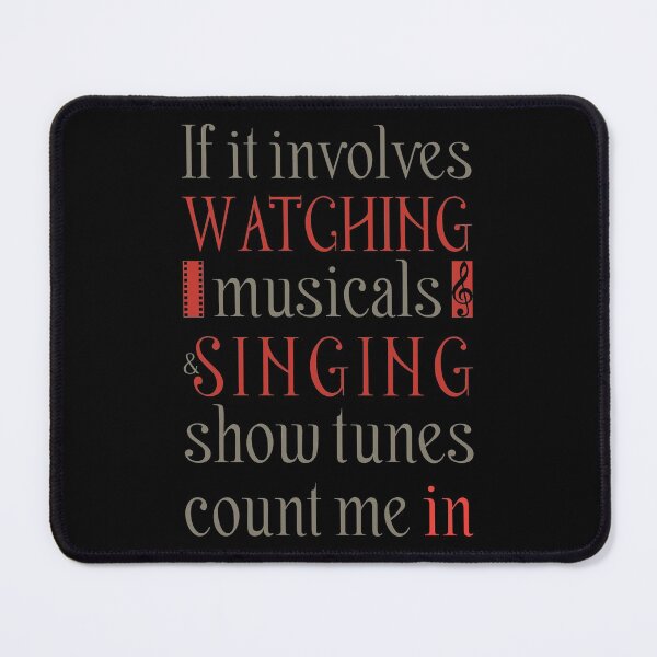 Item preview, Watching Musicals And Singing Show Tunes Theatre Nerd Shirt designed and sold by Creekman Designs.