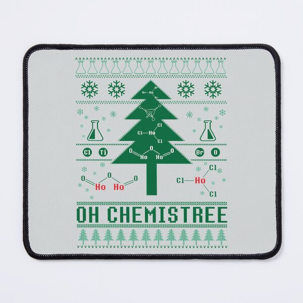 Item preview, Oh Chemistree Ugly Sweater Christmas Chemisty Motive HoHoHo designed and sold by Creekman Designs.