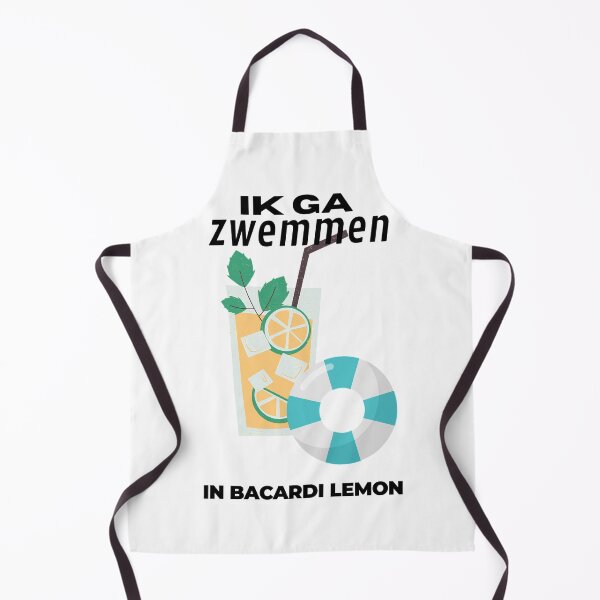 Item preview, Ik ga zwemmen in Bacardi Lemon designed and sold by Zoef-Design.