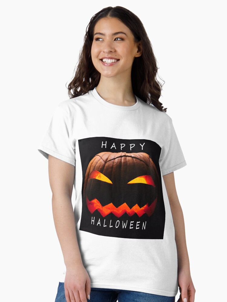 Thumbnail 1 of 7, Classic T-Shirt, Happy Halloween designed and sold by jaydeepshah.