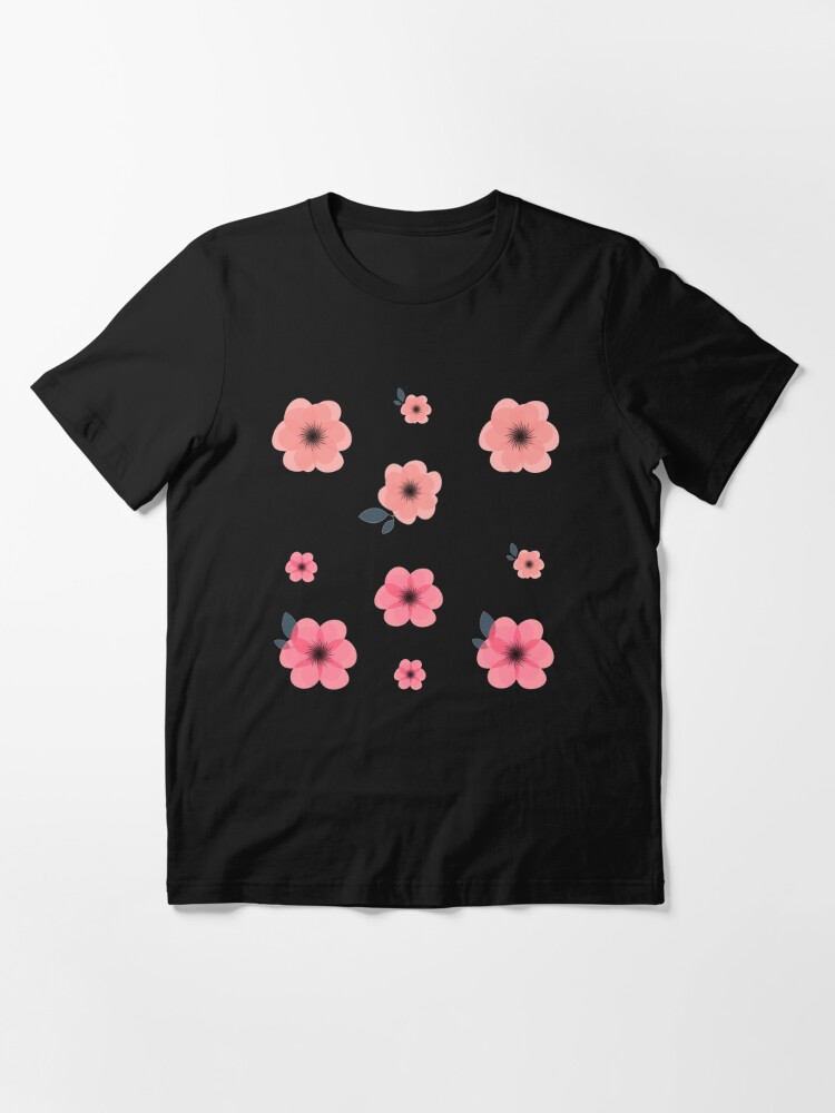 Simple Flower Bundle Design T-Shirt (Light Colors)