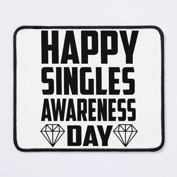 Item preview, Happy Singles Awareness Day, Funny Heart Design designed and sold by ussastore.