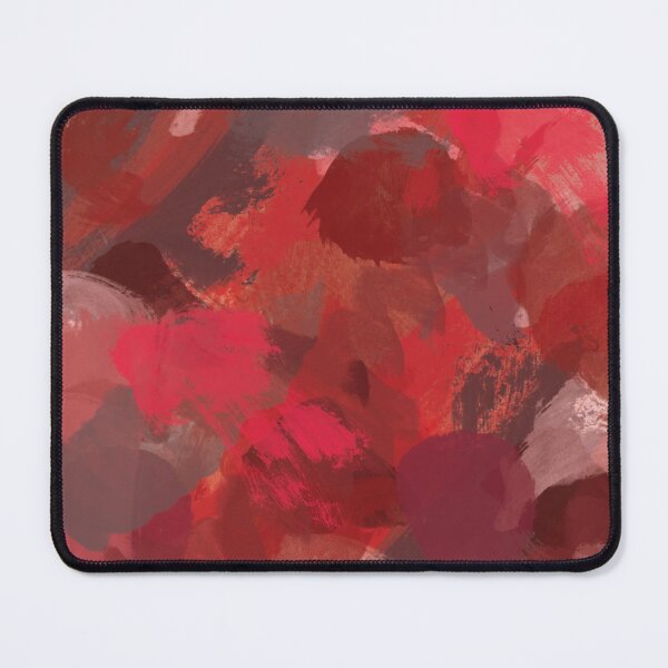 Item preview, Red brush strokes pattern print designed and sold by aussieforgood.
