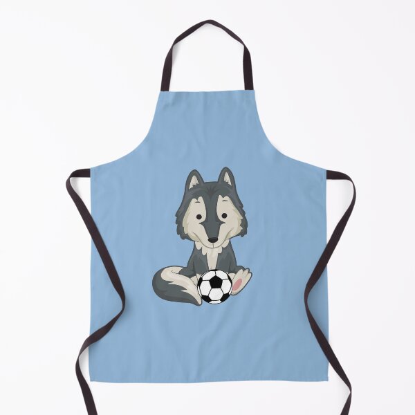 Item preview, Cute Wolf holding soccer ball designed and sold by ijdesigns.