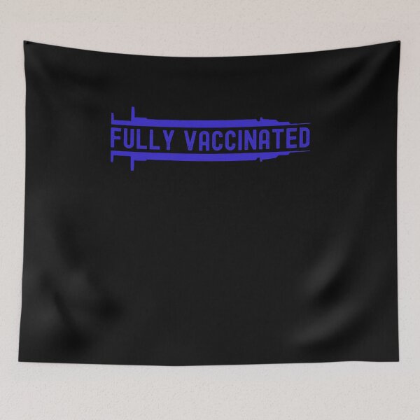 Item preview, Fully Vaccinated Blue Syringe - Funny Pro Vaccine 2021 designed and sold by Dorkification.