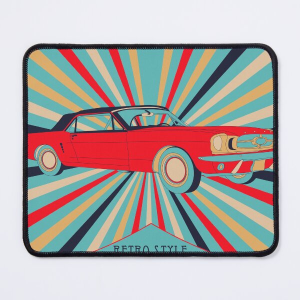 Item preview, Red Retro Car designed and sold by Aenota.