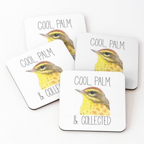 Item preview, Cool, Palm, & Collected (Palm Warbler) designed and sold by LauraWolfArtist.