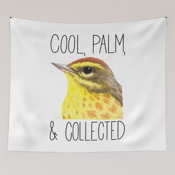 Item preview, Cool, Palm, & Collected (Palm Warbler) designed and sold by LauraWolfArtist.