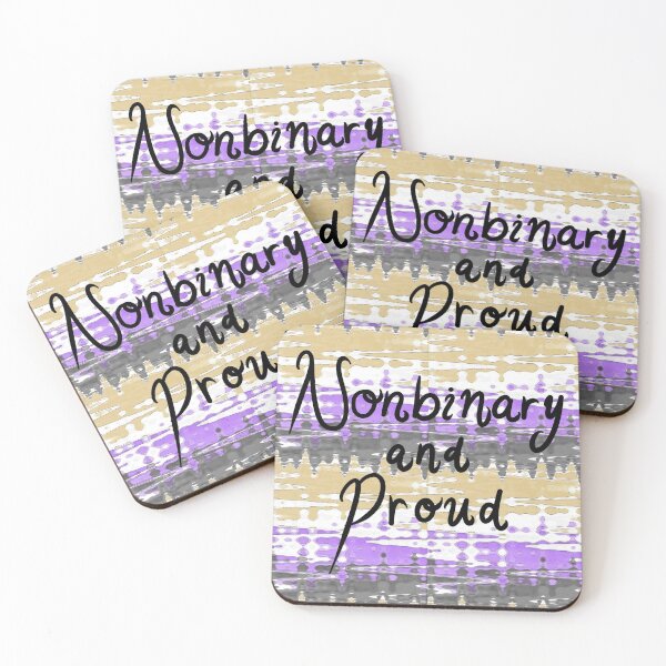 Item preview, Nonbinary and Proud designed and sold by Radstego.