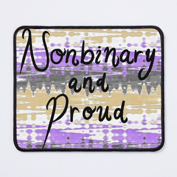 Item preview, Nonbinary and Proud designed and sold by Radstego.