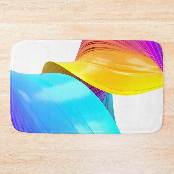 Item preview, Multicolored abstract twisted brush stroke Bright curl, artistic spiral designed and sold by tatkhagata.