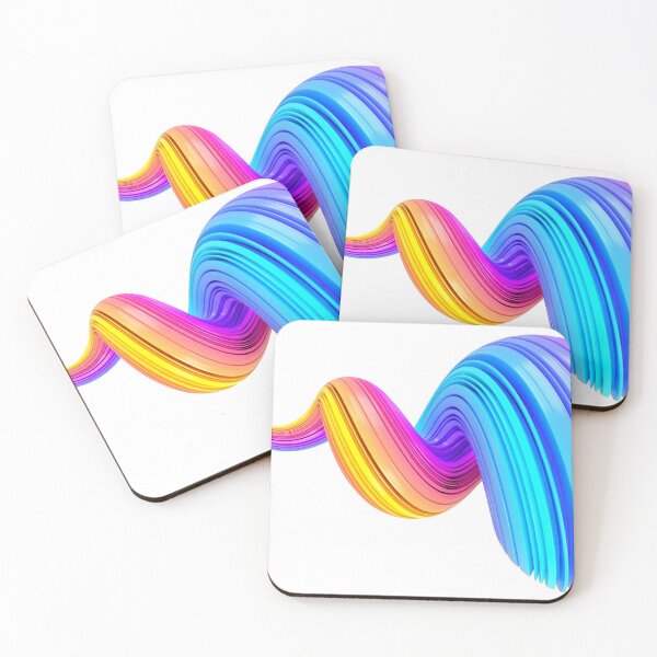 Item preview, Multicolored abstract twisted brush stroke Bright curl, artistic spiral designed and sold by tatkhagata.