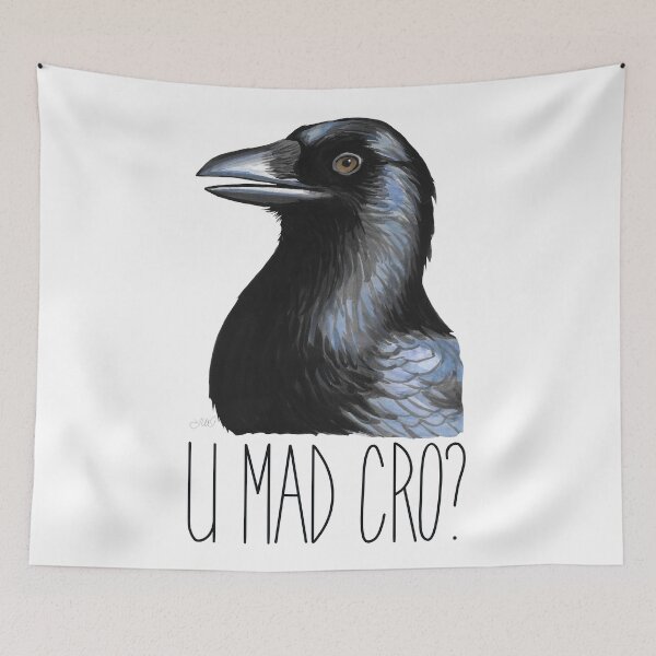 Item preview, U Mad, Cro? designed and sold by LauraWolfArtist.
