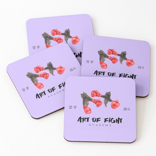 Item preview, Funny Boxing ACat T-shirt Art of Fight Academy  designed and sold by HelloLoriDesign.