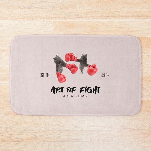 Item preview, Funny Boxing ACat T-shirt Art of Fight Academy  designed and sold by HelloLoriDesign.