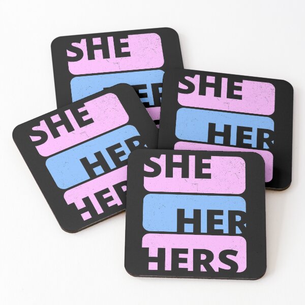 Item preview, Gender Pride Pronouns SHE HER HERS designed and sold by appareltolove.