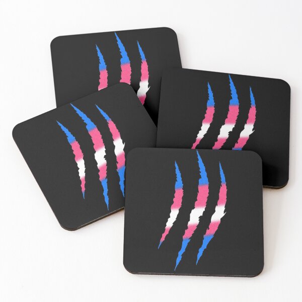 Item preview, Fierce Trans Pride Claw Marks designed and sold by FalcoSkyWolf.