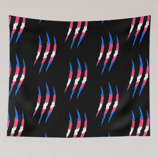 Item preview, Fierce Trans Pride Claw Marks designed and sold by FalcoSkyWolf.