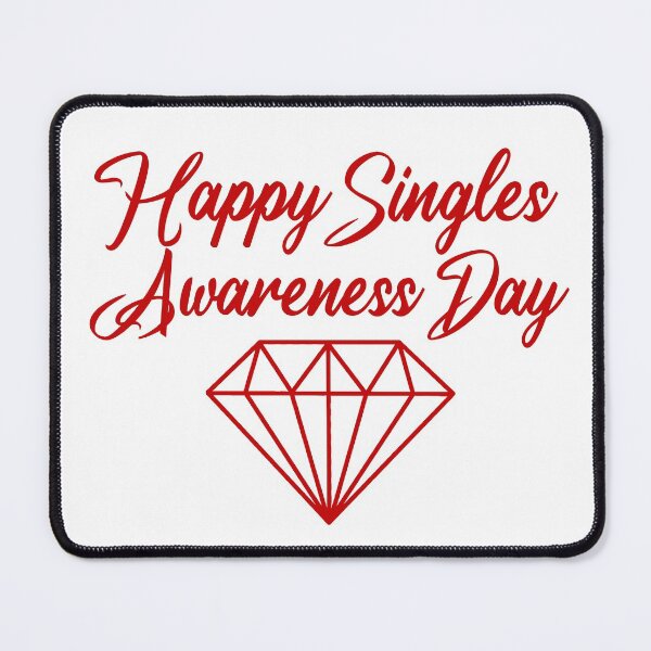 Item preview,  Happy Singles Awareness Day, Funny Heart Design  designed and sold by ussastore.