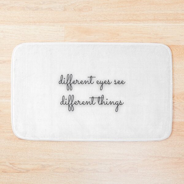 Item preview, different eyes see different things black designed and sold by PositvityQuotes.