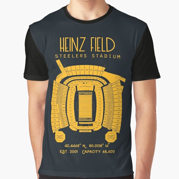 Pittsburgh Steelers Heinz Field Stadium Poster Print' Graphic T-Shirt for  Sale by Birch Trail Boutique