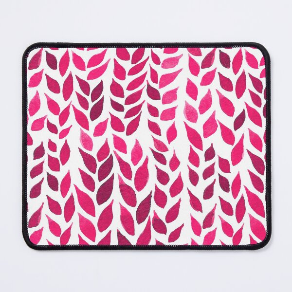 Item preview, Hojas de acuarela simples - Rosa fuerte - Transparente designed and sold by monitdesign.
