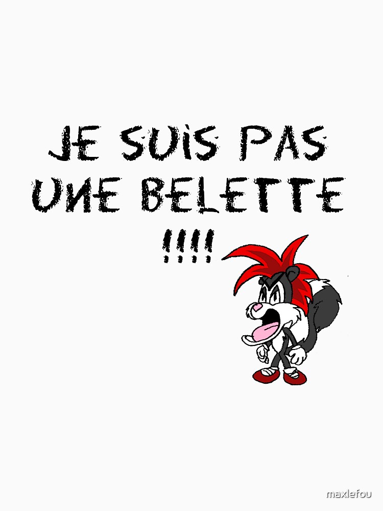 Aperçu 7 sur 7. T-shirt classique avec l'œuvre Max le Fou - Myles n'est pas une belette créée et vendue par maxlefou.