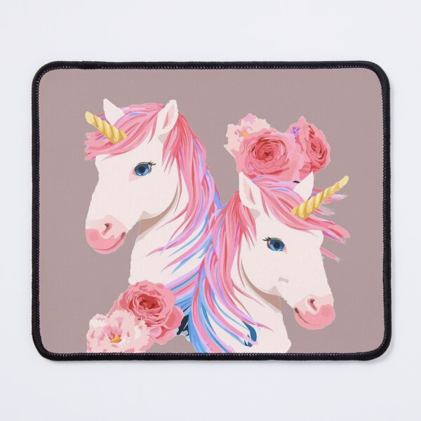 Item preview, The two rose petal unicorns. designed and sold by Karine Dupras.