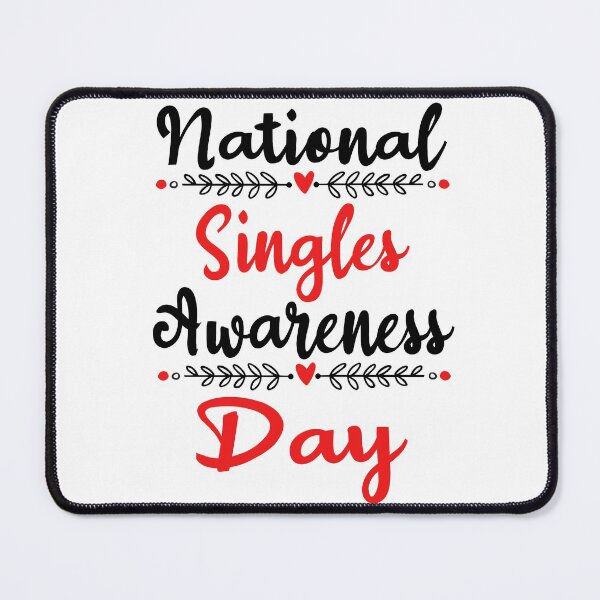 Item preview,  Happy Singles Awareness Day, Funny Heart Design designed and sold by ussastore.