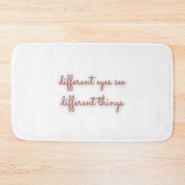 Item preview, different eyes see different things red designed and sold by PositvityQuotes.