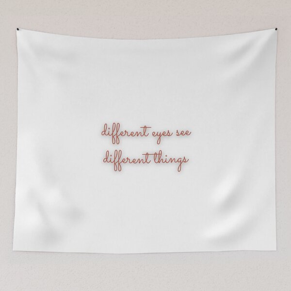 Item preview, different eyes see different things red designed and sold by PositvityQuotes.