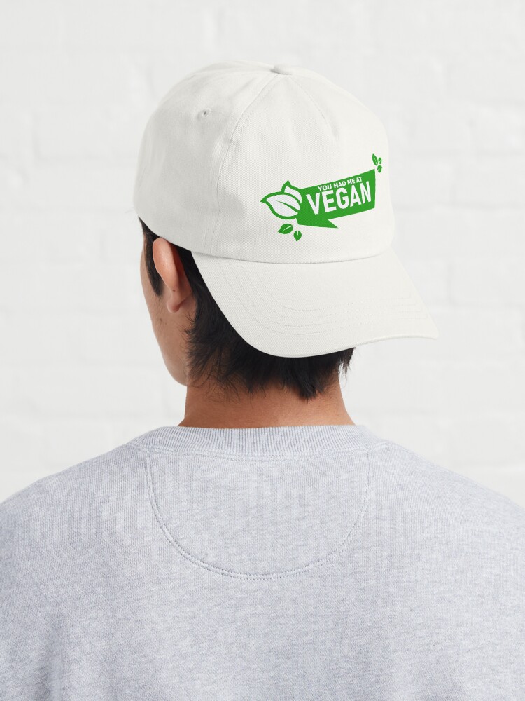 Alternate view of YOU HAD ME AT VEGAN Cap