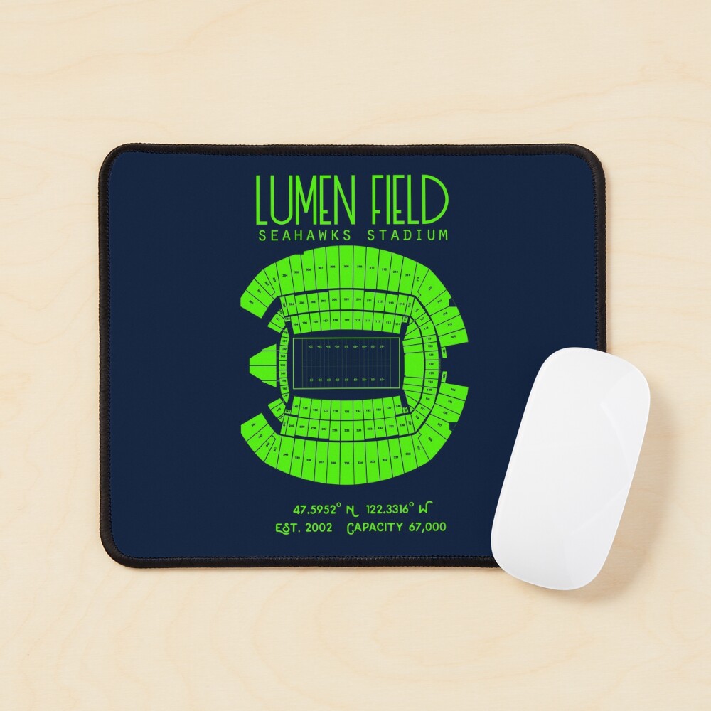 Seattle Seahawks Lumen Field Stadium Poster Print iPad Case & Skin for  Sale by Birch Trail Boutique