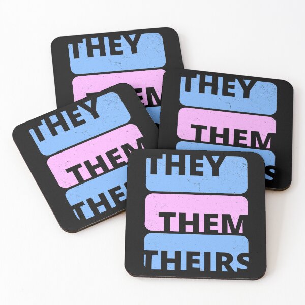 Item preview, Nonbinary Pronouns THEY THEM THEIRS designed and sold by appareltolove.