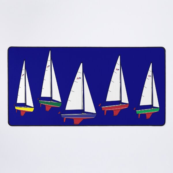 Item preview, Harbor 20 Sailboats Rounding a Mark designed and sold by CHBB.