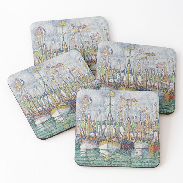 Item preview, Paul Signac "Blessing of the Tuna Fleet at Groix" designed and sold by sunny-007.