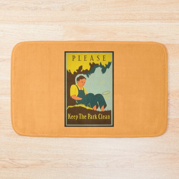 Item preview, Camping Trip Keep the Park Clean Poster designed and sold by RedThorThreads.