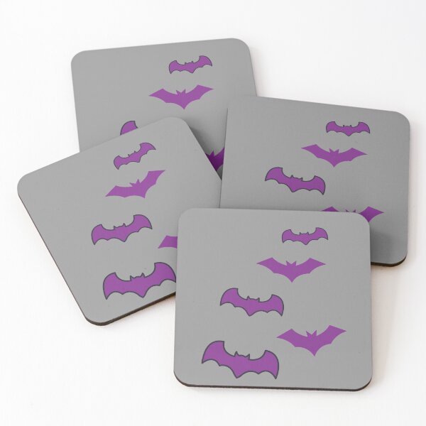 Item preview, purple bats flying pattern - Halloween designed and sold by Jessi-Sketches.