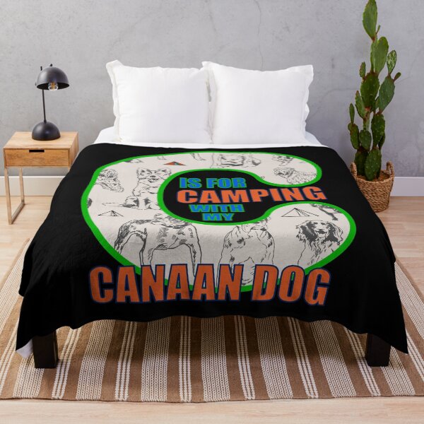 Item preview, Letter C Is For Camping With Canaan Dog - Dog Breeds designed and sold by artfulnotebook.