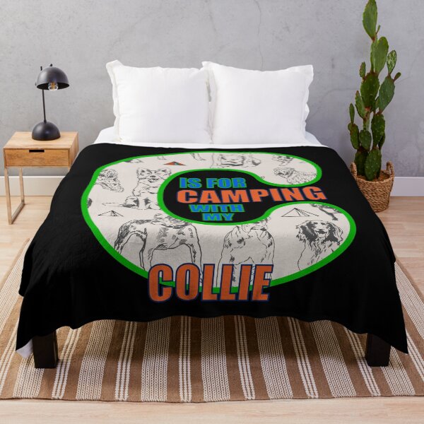 Item preview, Letter C Is For Camping With My Collie - Dog Breeds designed and sold by artfulnotebook.