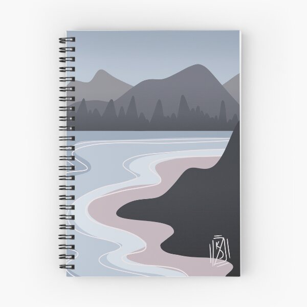 Item preview, Pastel Pink Grey Seascape  designed and sold by Krystal  Thomas.