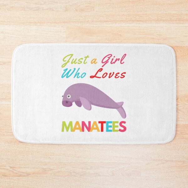 Item preview, Just a Girl Who Loves Manatees designed and sold by EMRASDesigns.