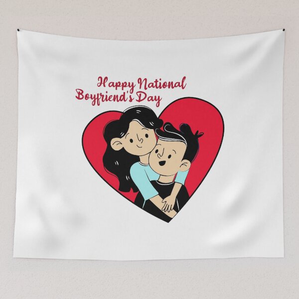 Item preview, national boyfriend's day  designed and sold by ussastore.