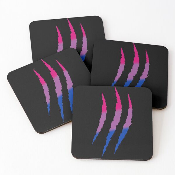Item preview, Fierce Bi Pride Claw Marks designed and sold by FalcoSkyWolf.