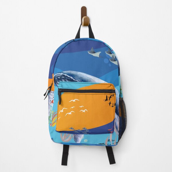 Item preview, Blue Whale Swimming in the Ocean designed and sold by PBJArt.