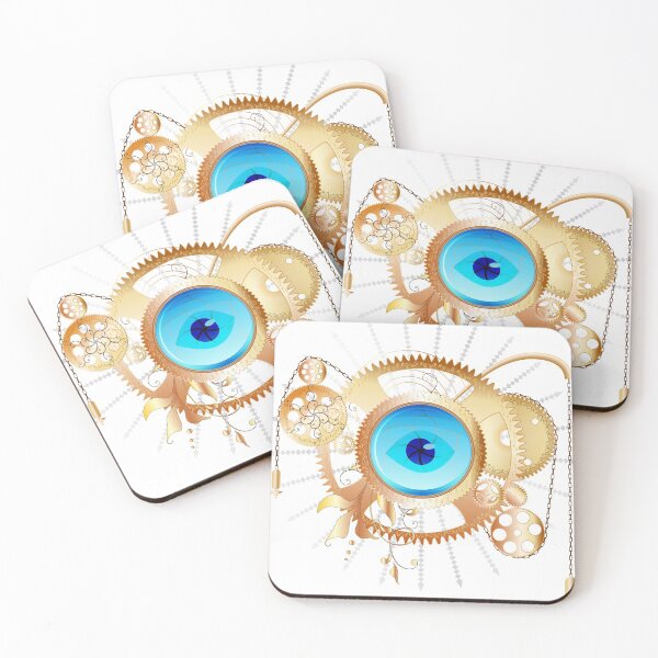 Item preview, Golden steapunk eye designed and sold by Aenota.