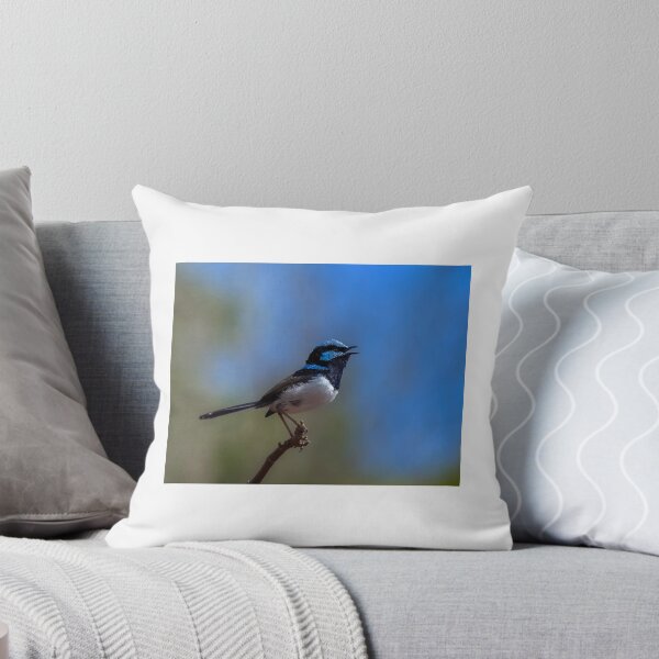 Item preview, Male Superb Fairy Wren Singing designed and sold by HelenGibbs.