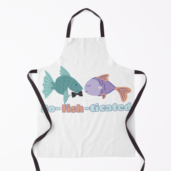 Item preview, Funny Fish Pun/ So-fish-ticated designed and sold by Designs By YL.